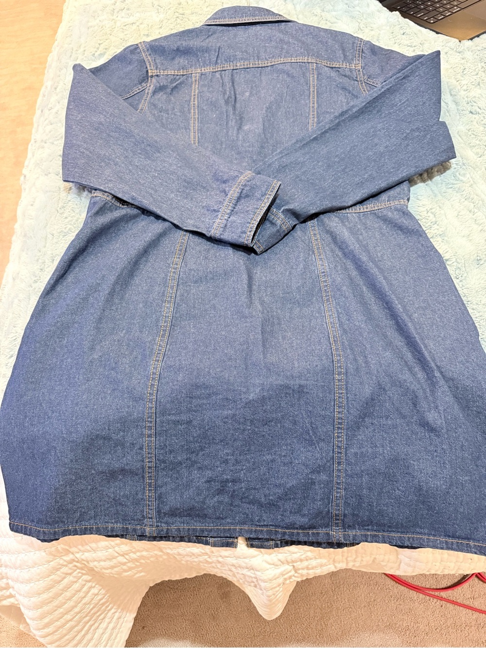 Frye Denim Dress Size Large - Picture 2 of 4